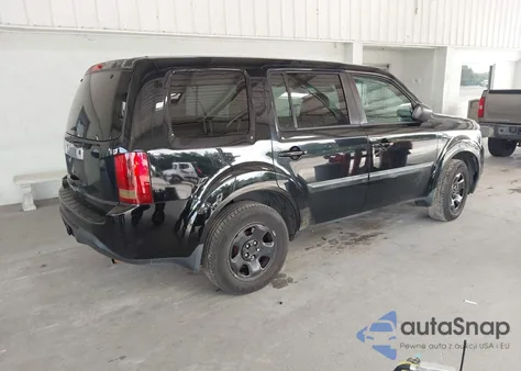 2013 Honda Pilot Lx from USA, damaged, VIN 5FNYF3H23DB038029